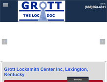 Tablet Screenshot of grottlocksmith.net